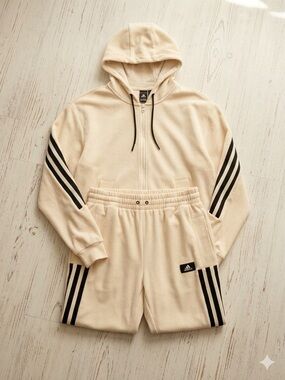 ✨ adidas Future Icons Premium Full Tracksuit Matching Set - Size Medium ✨